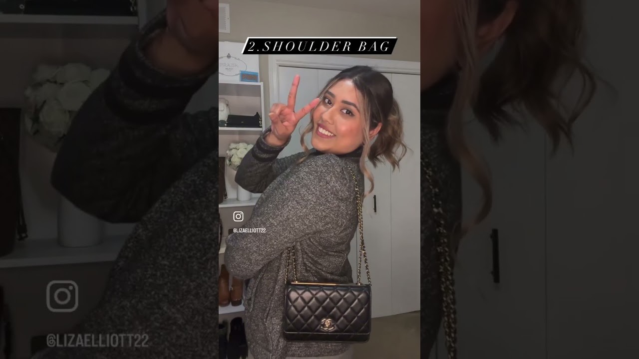 Couple ways to wear Chanel WOC 