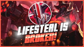 Full lifesteal Urgot I heal through damage!