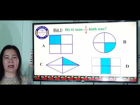 Lớp 2 N8T4 Toán Một phần tư, Một phần năm
