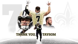 Thank You Taysom Hill | New Orleans Saints
