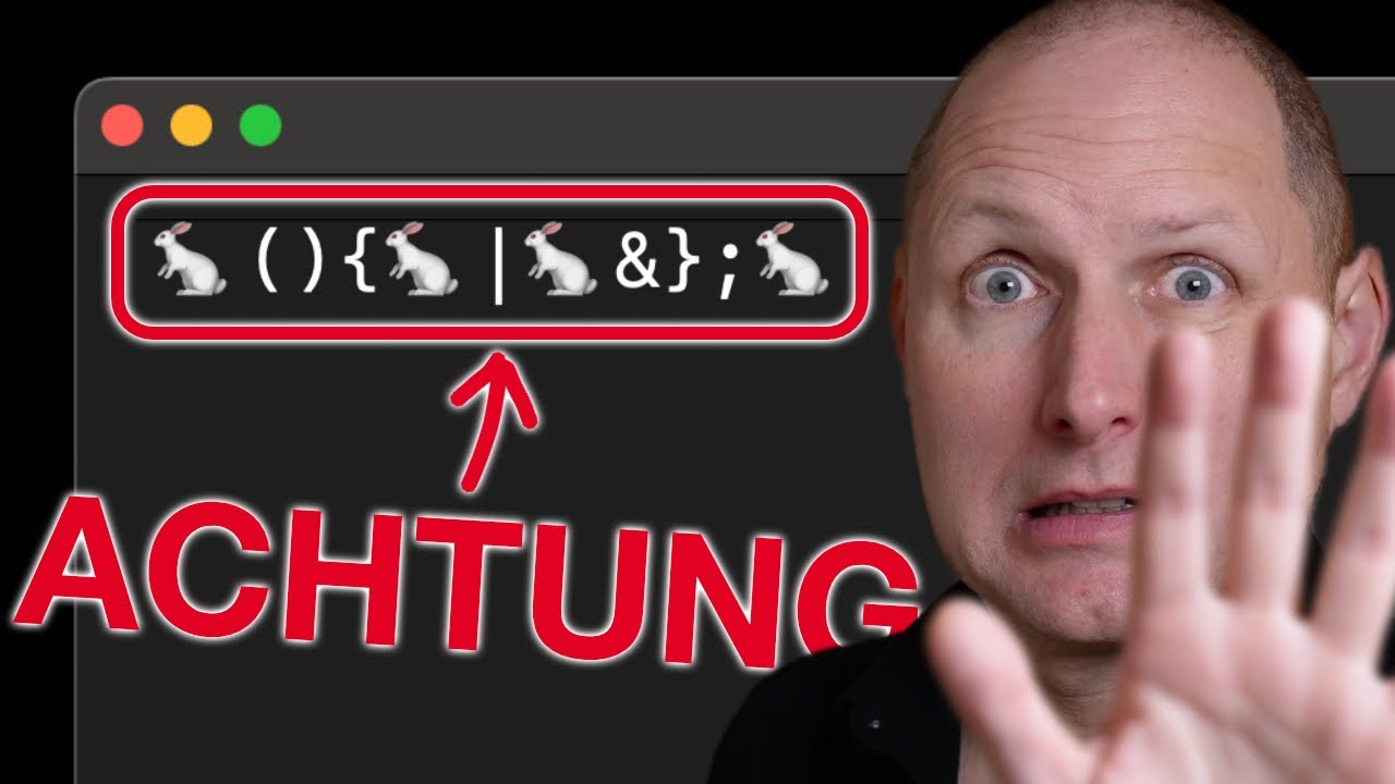 NIEMALS diesen Befehl im Terminal ausführen, oder…