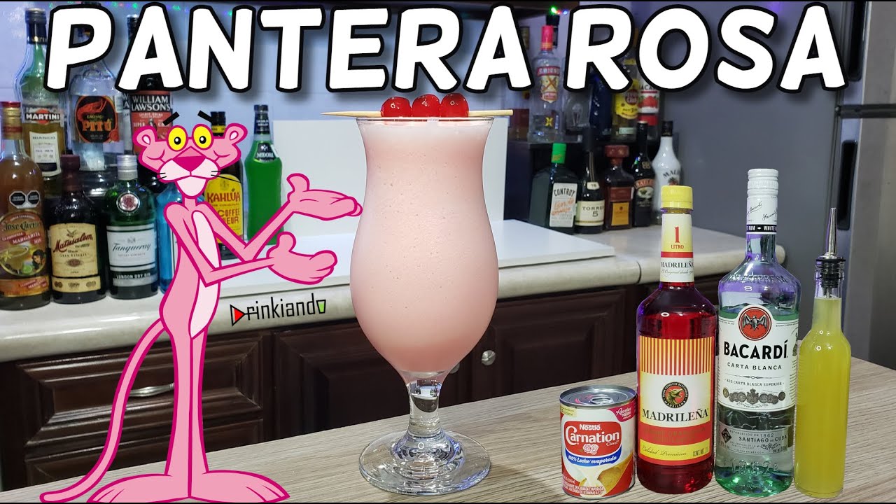 ¿Cómo Preparar El Pantera Rosa?  | Coctel Pantera Rosa | Cremoso Y Delicioso