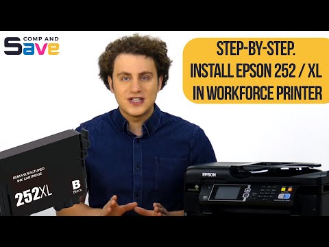 Epson WorkForce WF-3640 Printer Ink Cartridges Installation