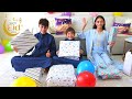 Opening our Eid gifts and playing a fun challenge