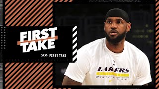 Lebrons Deleted A Fiery Tweet To Lakers Critics. First Take Debates L.a.s Le Chances