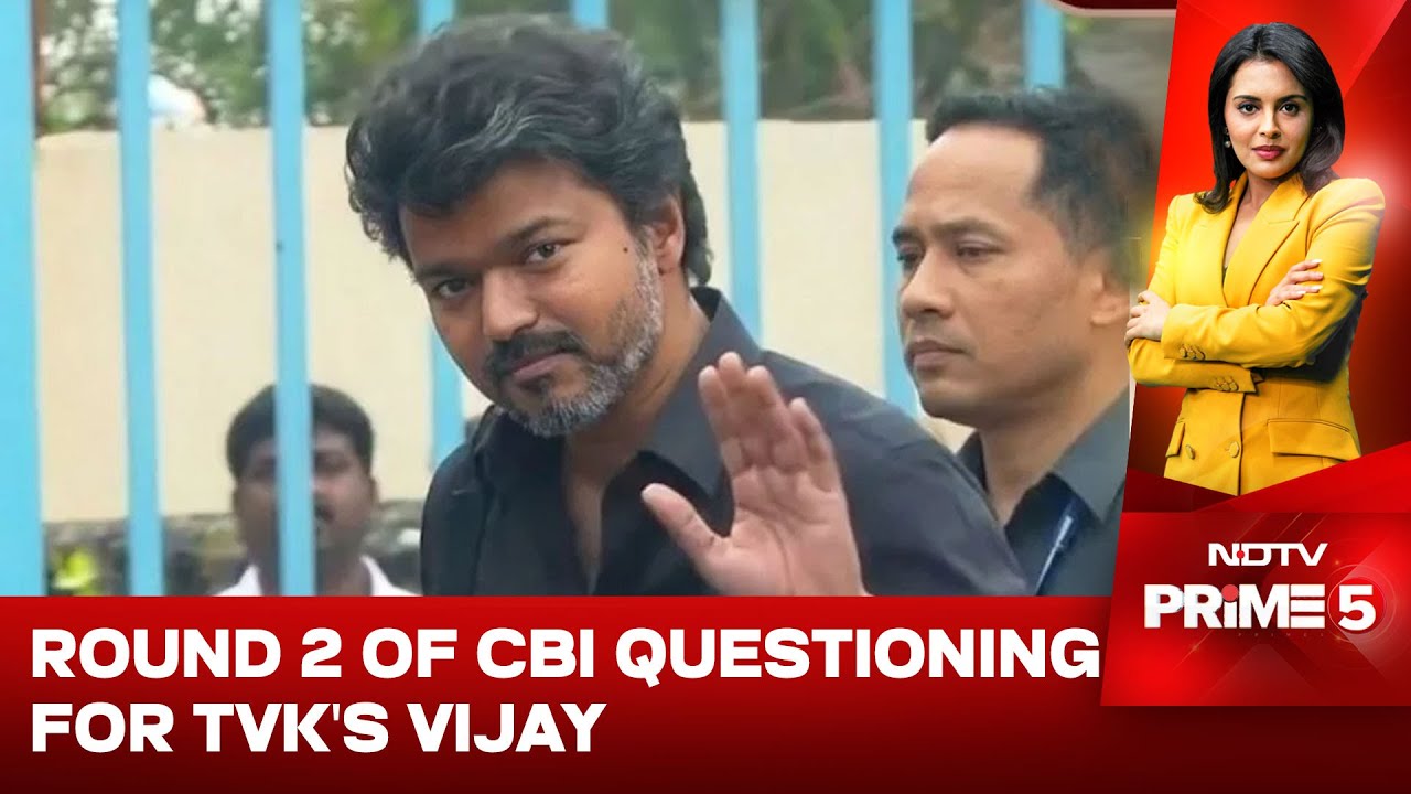 Karur Stampede | Round 2 Of CBI Questioning For TVK's Vijay, Officials Say No Clean Chit Yet