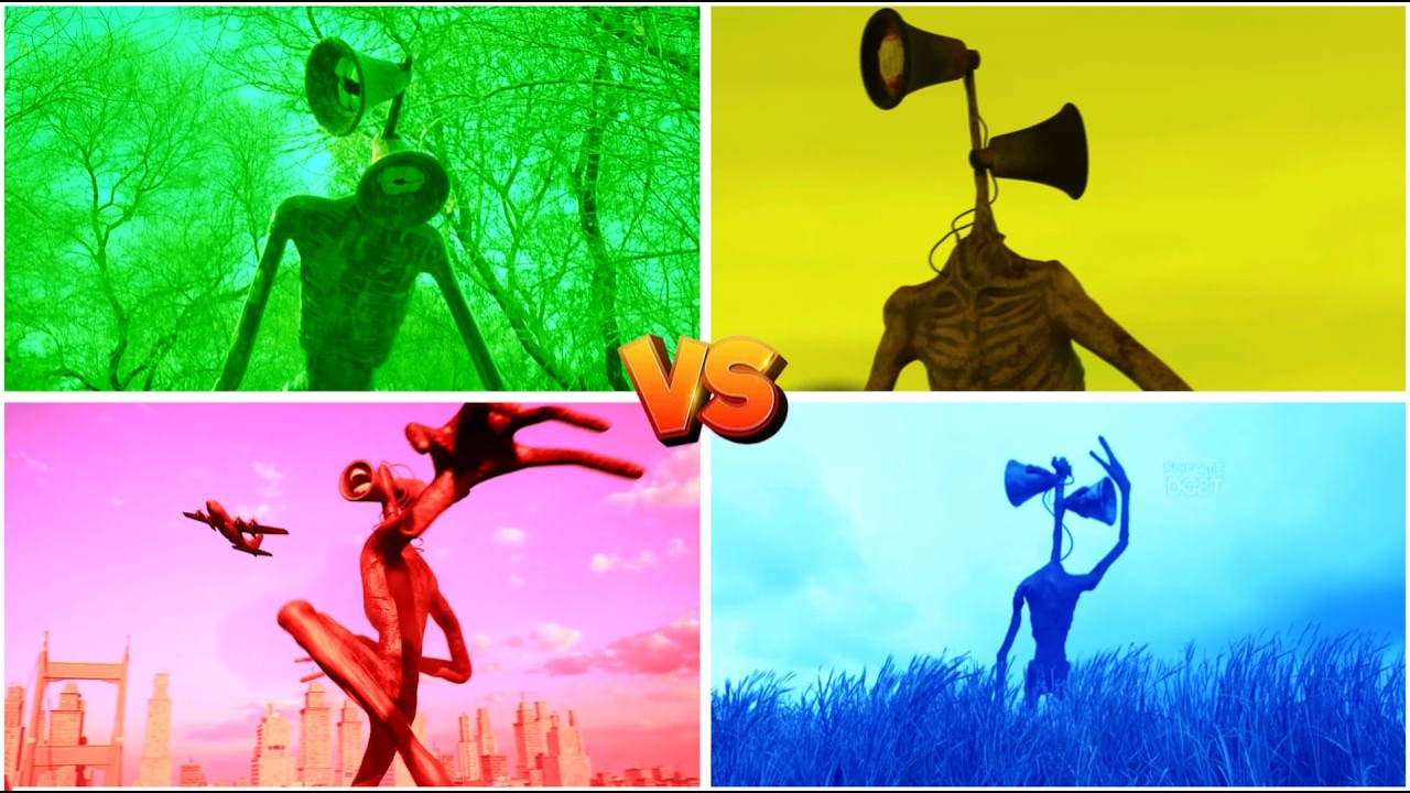 Siren Head Battle Begins 😱🔊 | 3D Monster Fight | Tiles Hop Horror