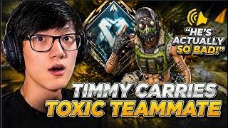 When iitztimmy faced a toxic teammate in apex legends ranked