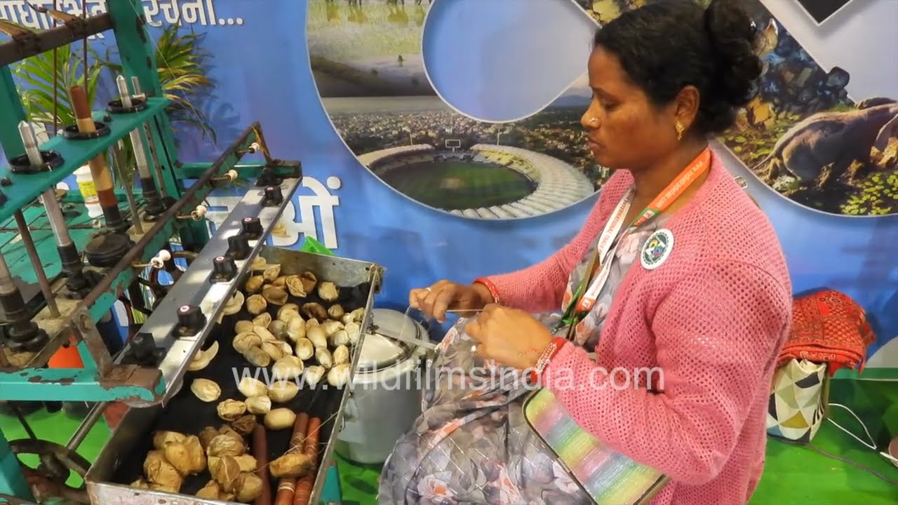 Re-Reeling Machine at the India International Trade Fair (IITF) in New Delhi