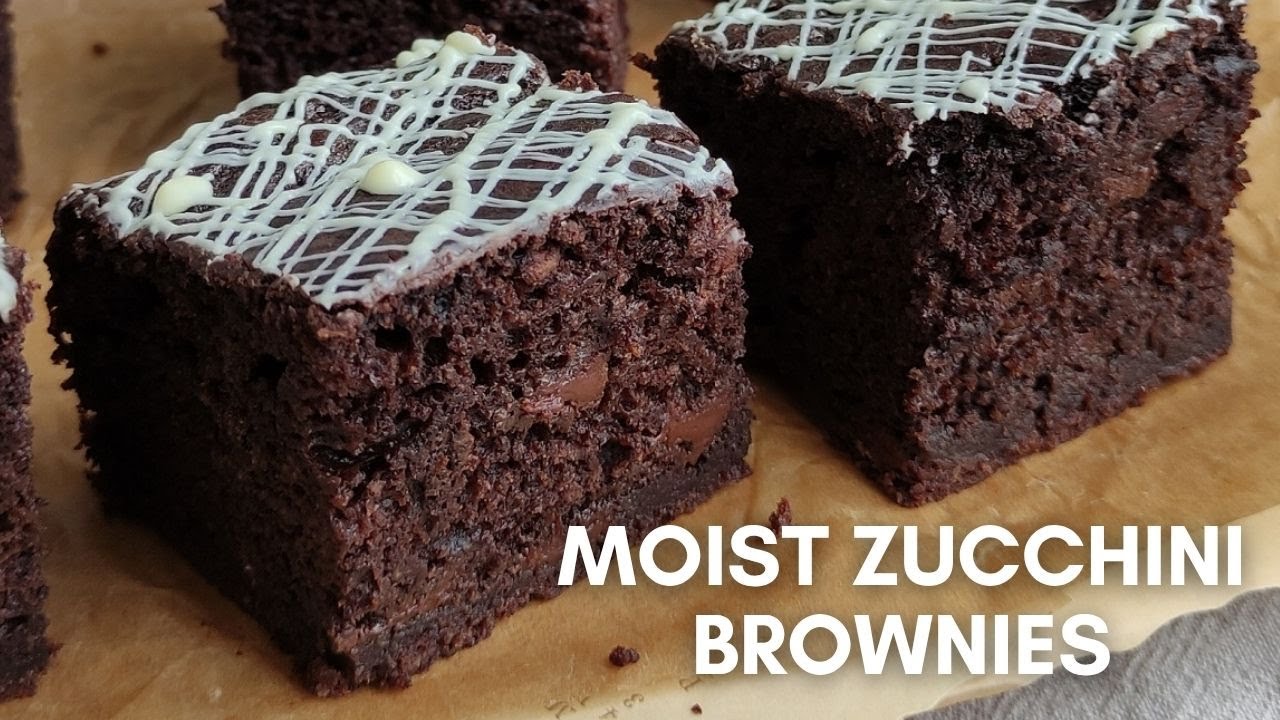 Невероятно сочные брауни с кабачком 🍫 Без яиц и сливочного масла — вкус просто волшебный!