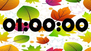 1 hour Autumn Timer with relaxing music and alarm