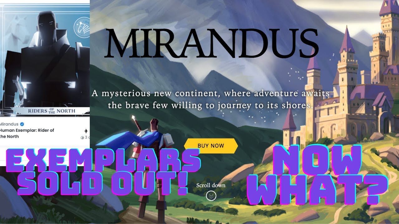Mirandus: Exemplars Sold Out, What now?!
