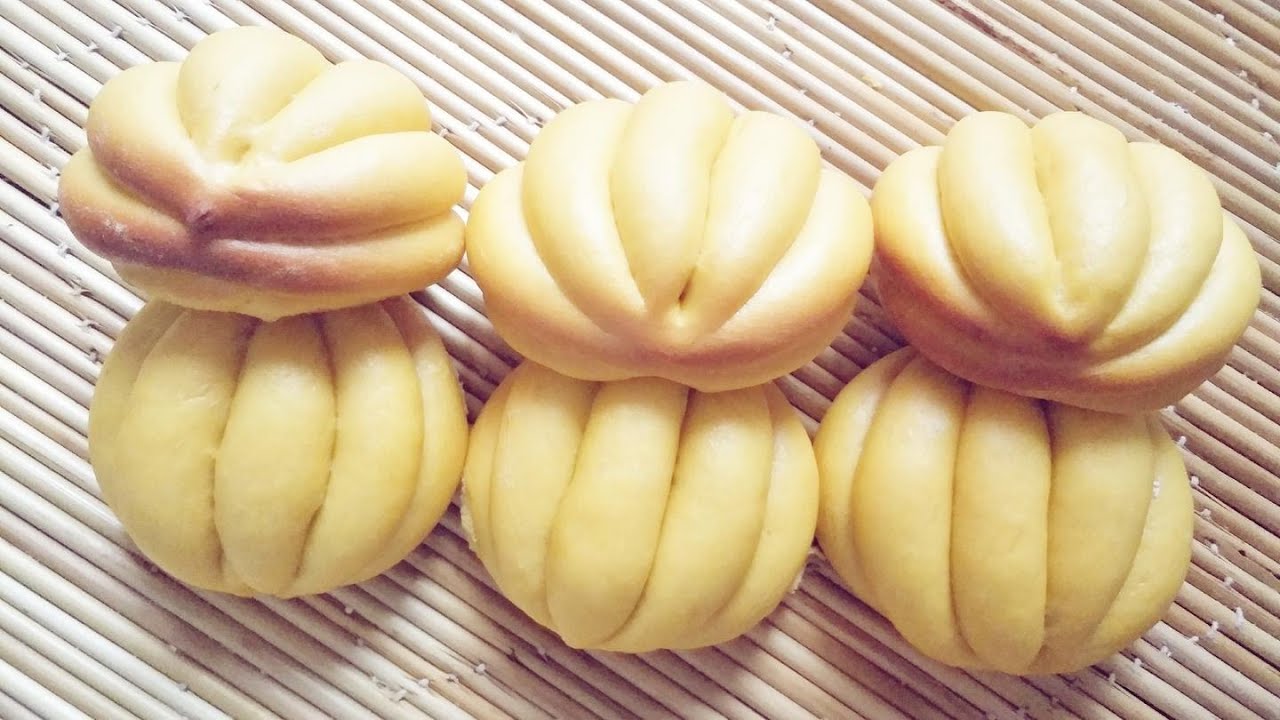 南瓜花卷新做法 只比馒头多一步 一次发酵 简单好看好吃 Youtube