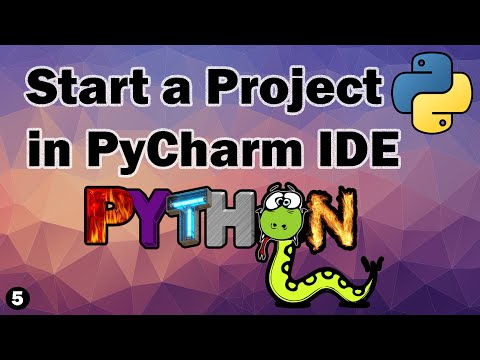 How to Start A Project In PyCharm IDE, Project Folder Structure, Hello World & Print function