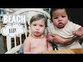 BABY GOES TO BEACH! | Paige Danielle