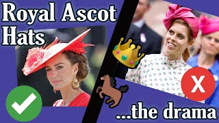 Royal Ascot hat DRAMA 2023 | What Princesses Wore to Ascot | Hat wearing dos and donts