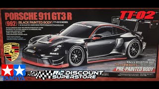 NEW Tamiya TT02 Porcshe 911 GTR3 Build 1st Tamiya
