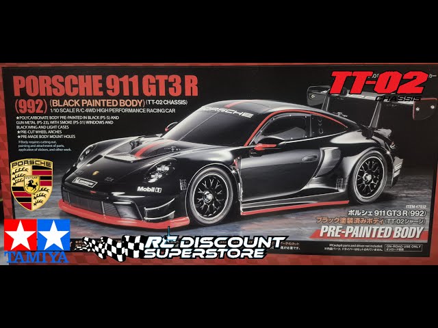 NEW Tamiya TT02 Porcshe 911 GTR3 Build 1st Tamiya - YouTube