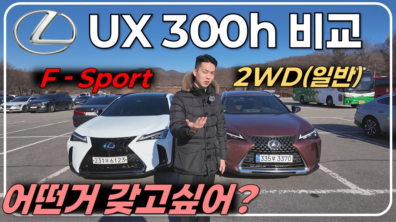 렉서스 최고의 가성비 UX 300h 국내최초 일반모델 vs F-Sport 비교!