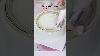 Satisfying Sage Green Floral Birthday Cake Decorating ✨ | Aesthetic Cake Art #shorts
