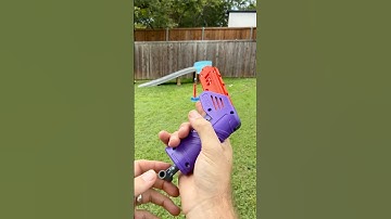 WOW this nerf blaster shoots HARD lol (dart zone max solo pro)