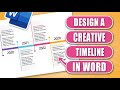 Word Tips: How to Build a Timeline for Projects, History, or Events