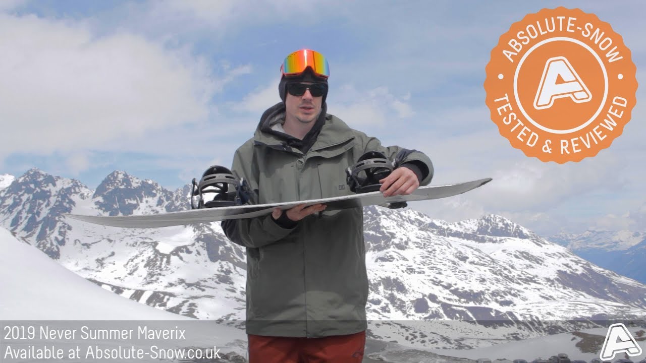 2018 / 2019 | Never Summer Maverix Snowboard | Video Review - YouTube