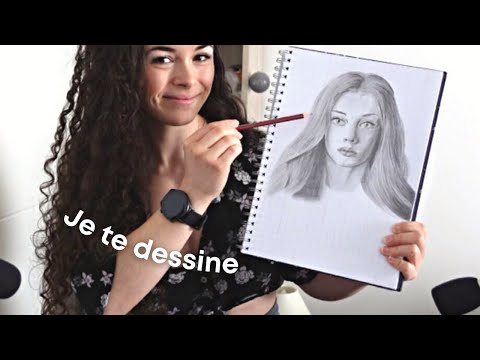 ASMR [Roleplay] - Je dessine ton portrait - Soft spoken
