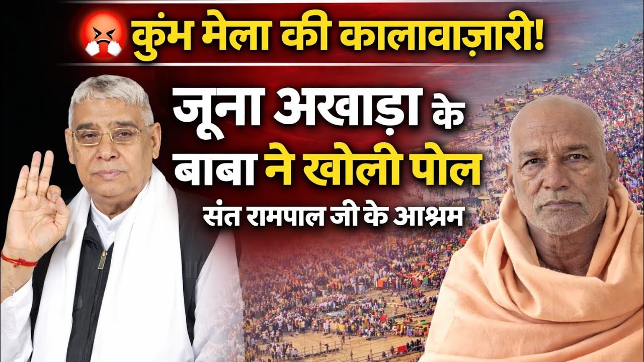 कुंभ मेला की कालाबाजारी जूना अखाड़ा के बाबा ने खोली पोल पहुंचा सतलोक आश्रम धनाना #saintrampalji 