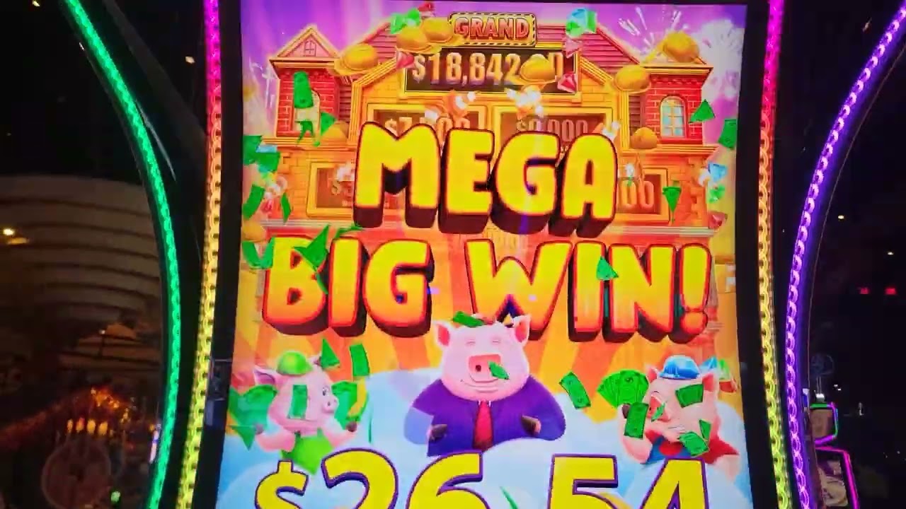 Huff N' Puff Money Mansion Bonuses! 🐺💨🏠🐷 Ocean Casino Slots