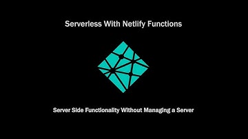 Serverless With Netlify Functions