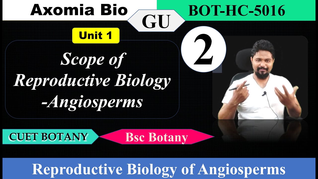 Scope of Reproductive Biology of Angiosperms Bsc Botany 5th sem GU