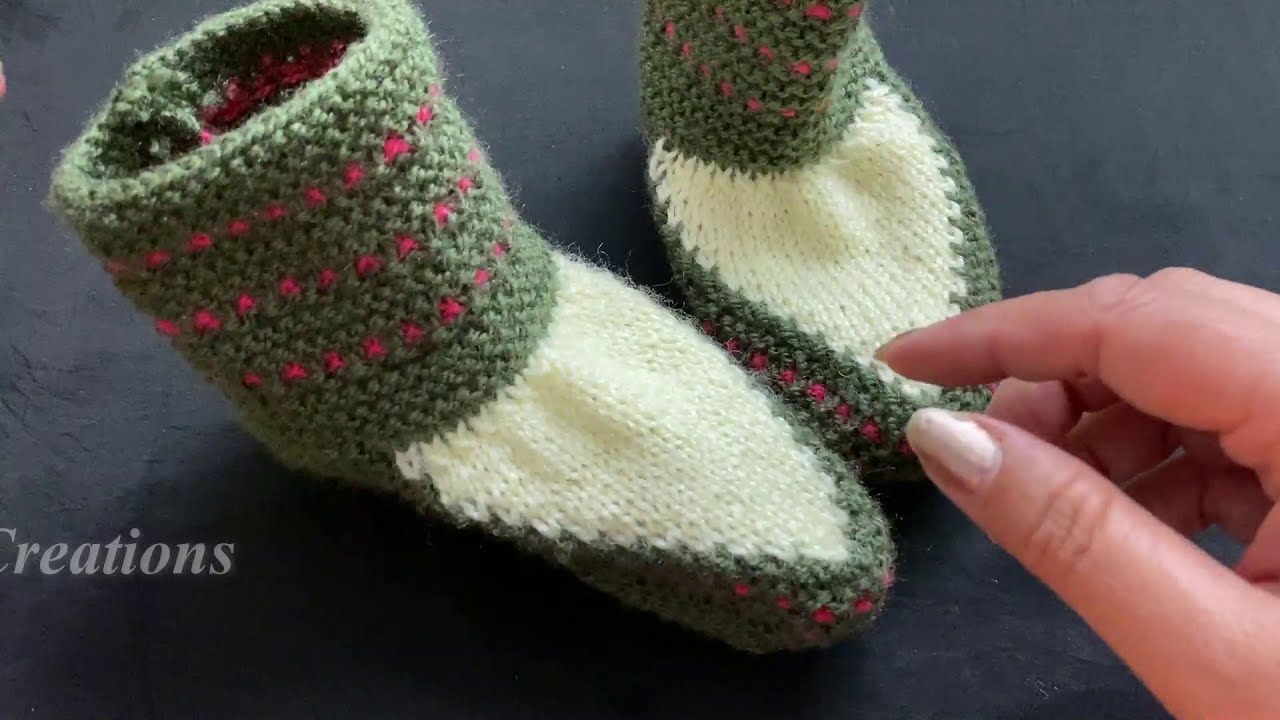 Knitting Socks 5 no || जुराब की 