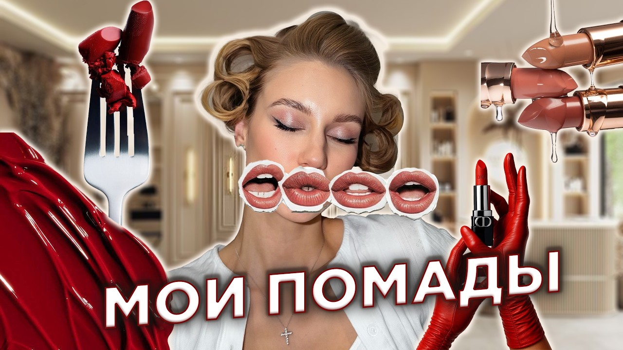 Моя большая коллекция помад от масс-маркета до люкса