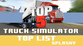 Top 5 Truck simulators on Google play IOS / APP / Phone / Tablet 2016 screenshot 4