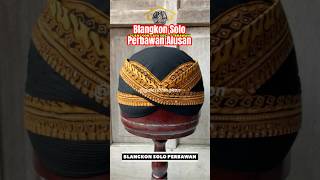 Blangkon Solo Perbawan Batik Tulis