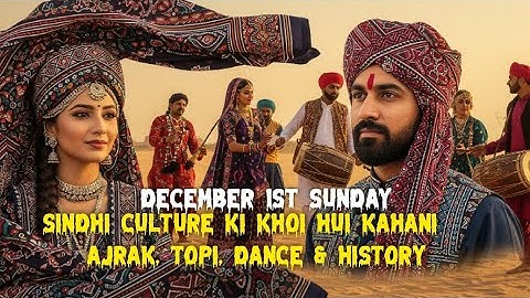 Sindh Culture ki Khoi Hui Kahani | Ajrak, Topi, Dance & History | Sindh culture day | December Ist 