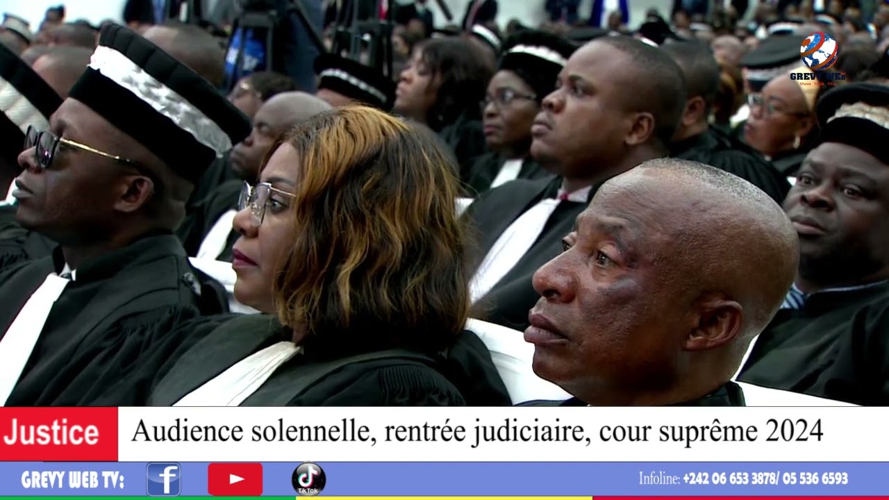 cour suprême, audience solennelle, rentrée judiciaire2024. président  interpelle 