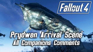 Fallout 4 - Prydwen Arrival Scene - All Companions Comments