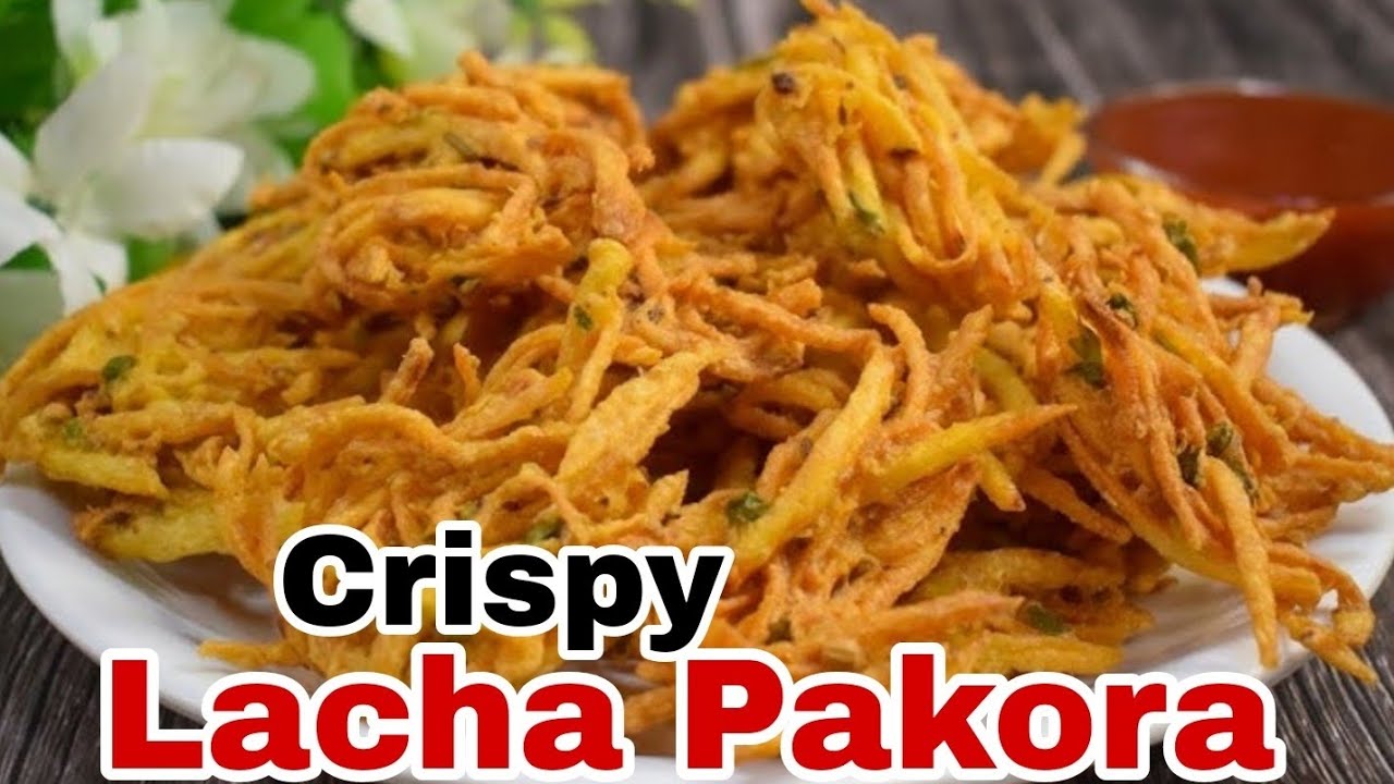 Iftar Special Crispy Lacha Pakora Recipe | Tasty Cooking With Shazia