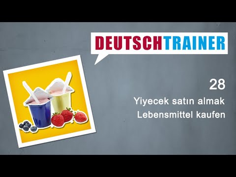 Yeni başlayanlar için Almanca (A1/A2) | Deutschtrainer: Yiyecek satın almak