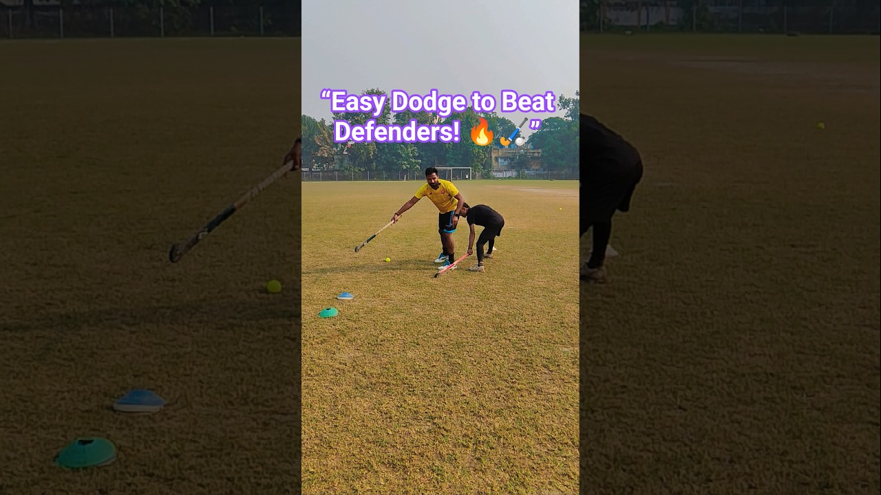 Easy Dodging Skills 🏑 | Beginners ke liye Smart Moves to Beat Defenders | shekhar hockey 