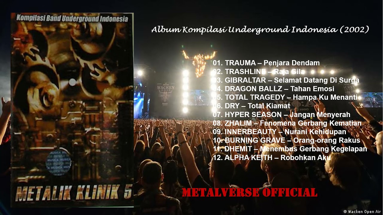 Metalik Klinik 5 | 2002 | KOMPILASI UNDERGROUND INDONESIA