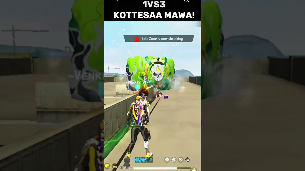 free fire funny commentry shorts in venkey gaming Telugu 