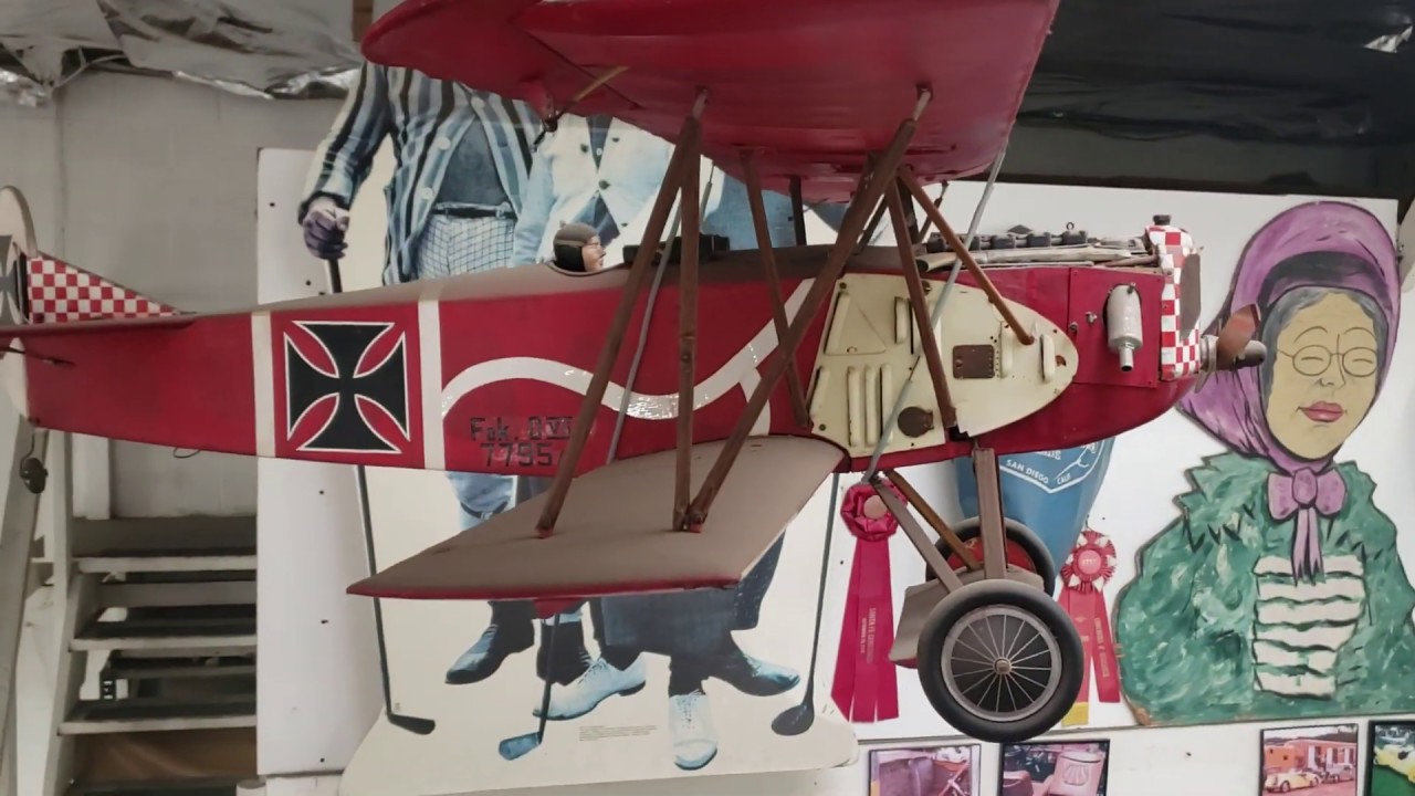 Auctioning Used Red Barron RC Plane Escondido Auctions. - YouTube