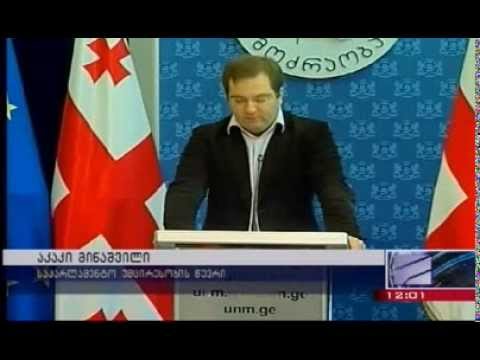 აკაკი მინაშვილის ბრიფინგი 10/10/2013