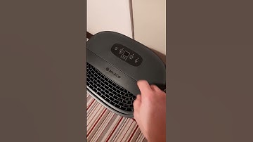 Turning on & off night mode on a meaco dry 25l arete one dehumidifier / air purifier