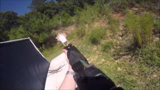 Using a Trijicon ACOG at short range.