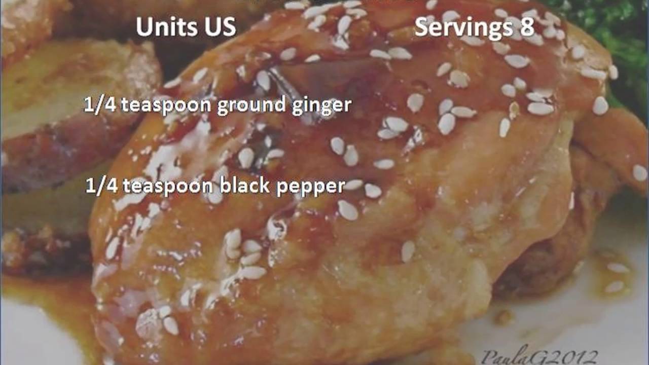 Korean Roast Chicken Thighs recipe YouTube