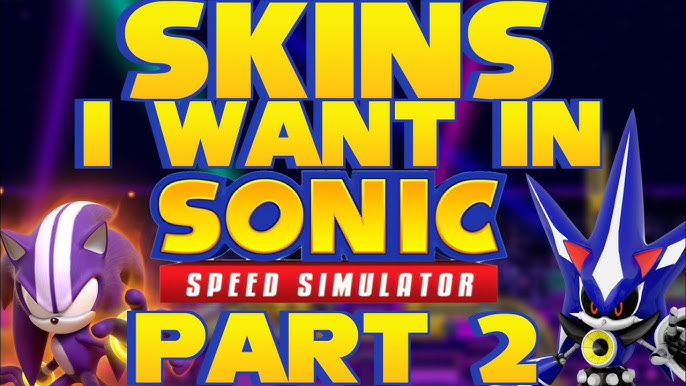 RANKING EVERY SKIN IN SONIC SPEED SIMULATOR 